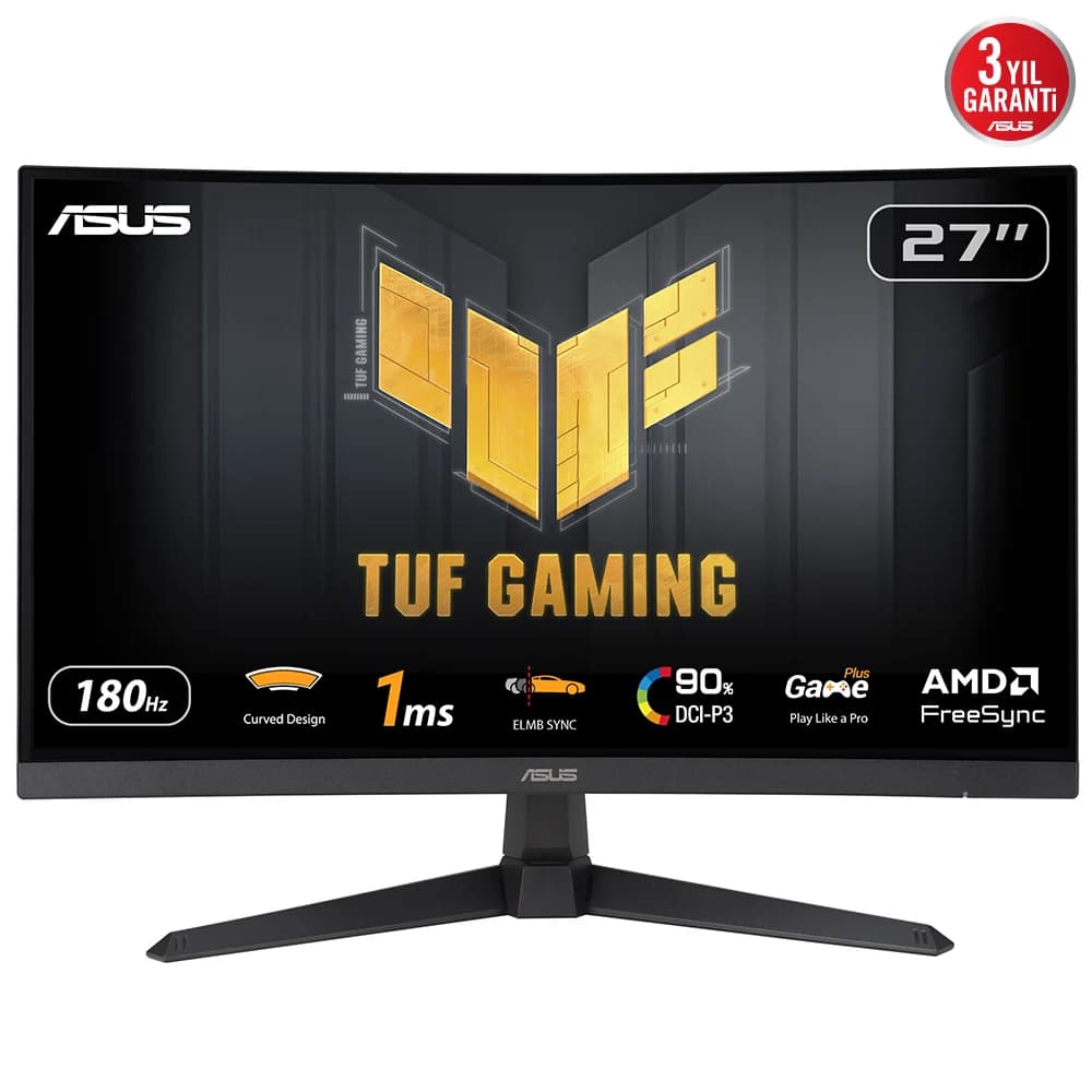 مانیتور گیمینگ ایسوس 27 اینچی مدل TUF Gaming VG27VQ3B