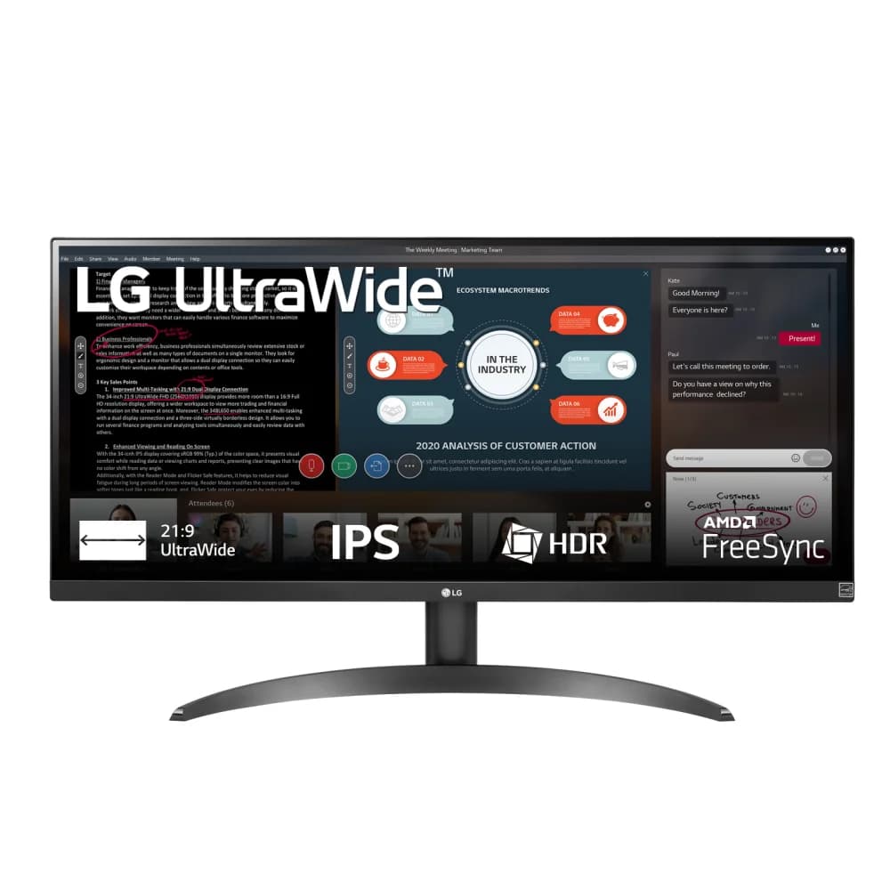 مانیتور التراوایید ال‌جی UltraWide 29WP500-B