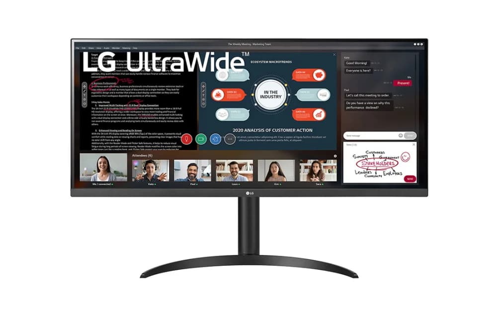 مانیتور التراوایید ال‌جی UltraWide 34WP550-B