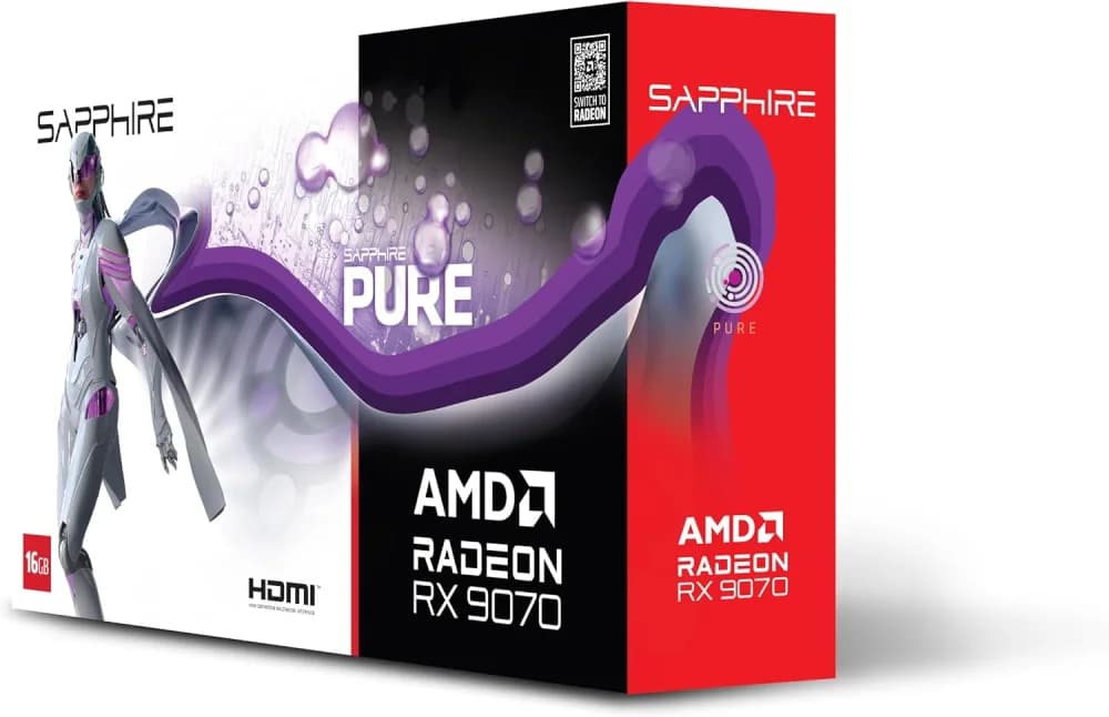 کارت گرافیک سافایر PURE RX 9070 16GB