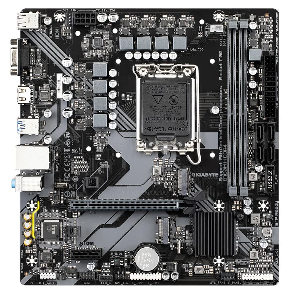 مادربرد گیگابایت B760M H DDR4