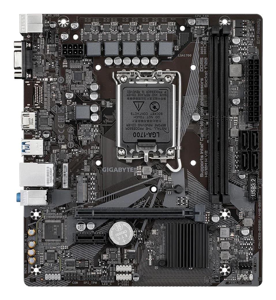 مادربرد گیگابایت H610M H V2 DDR5
