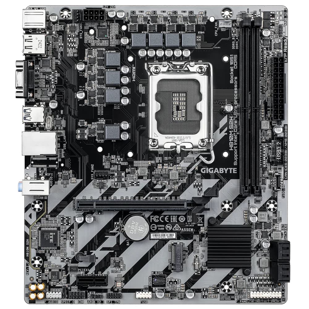 مادربرد گیگابایت H810M S2H DDR5