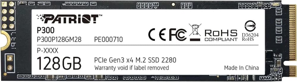 حافظه SSD پاتریوت M.2 NVMe SSD 128GB M.2 NVMe