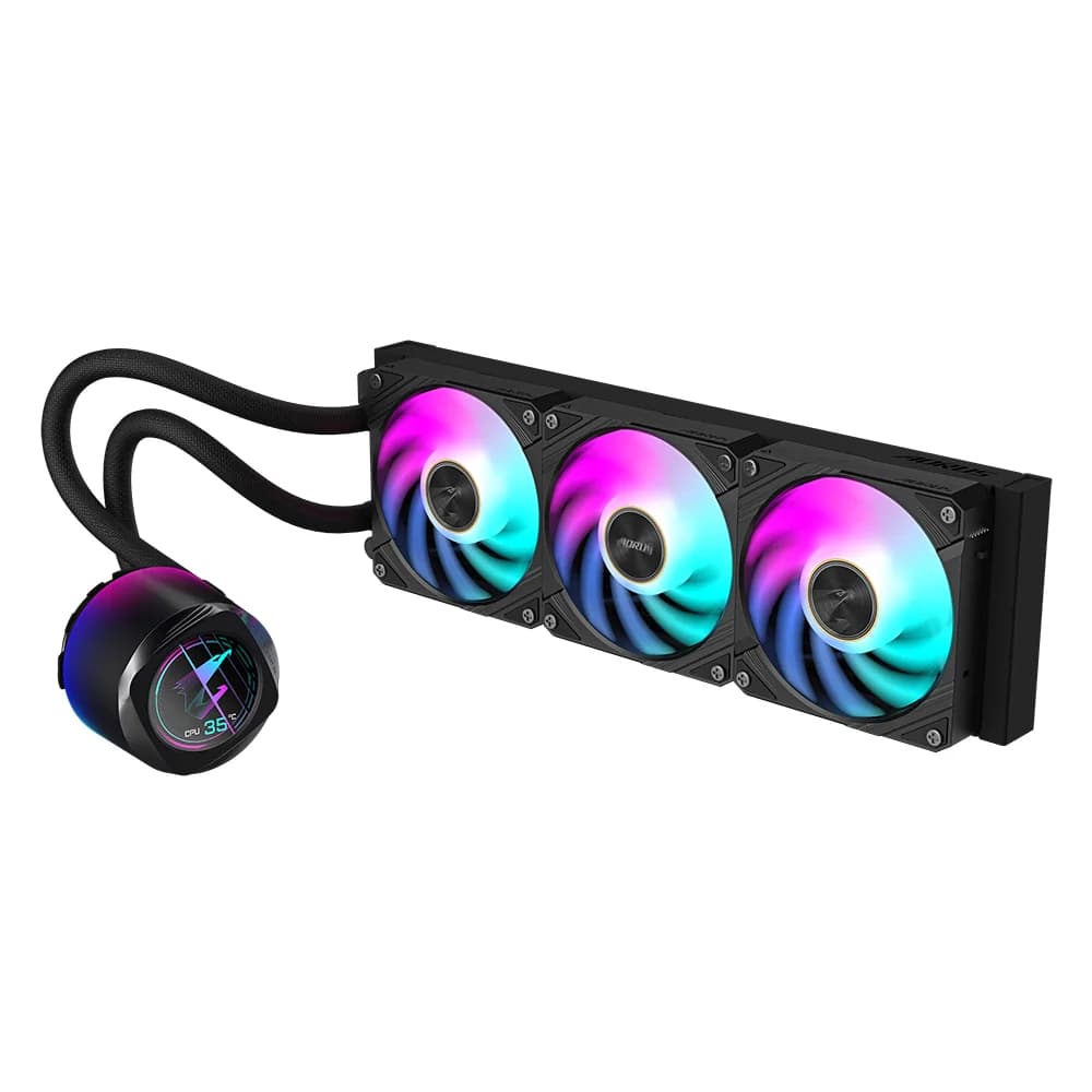 خنک‌کننده پردازنده گیگابایت AORUS WATERFORCE X II 360 Black